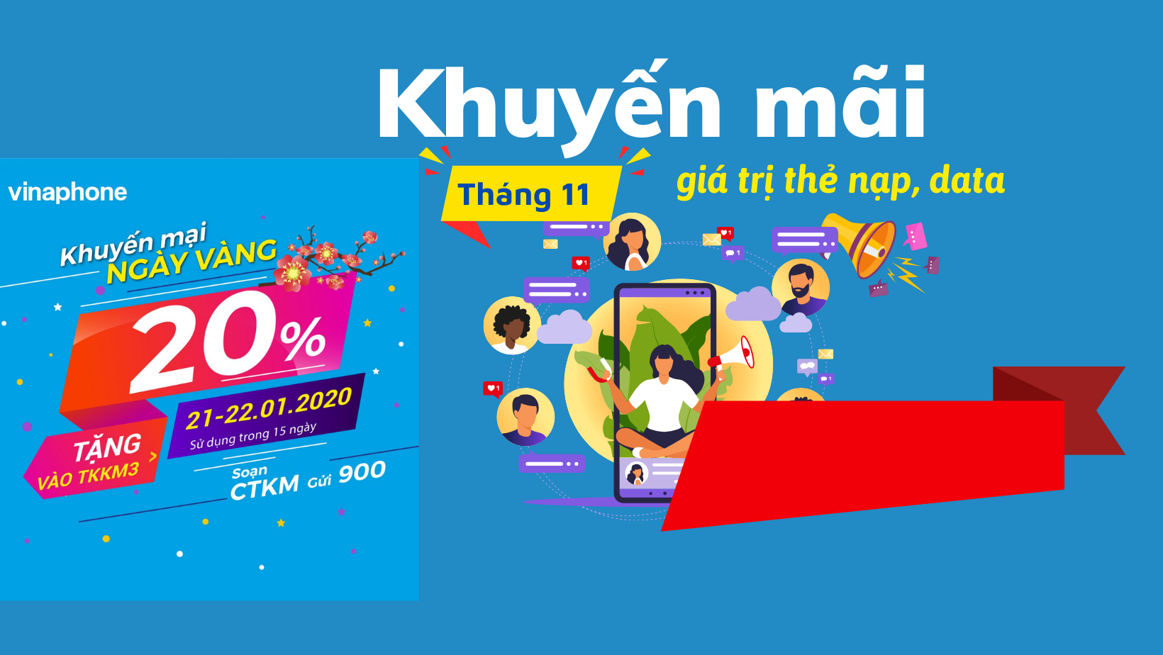Vinaphone khuyến mãi Tháng 11/2024